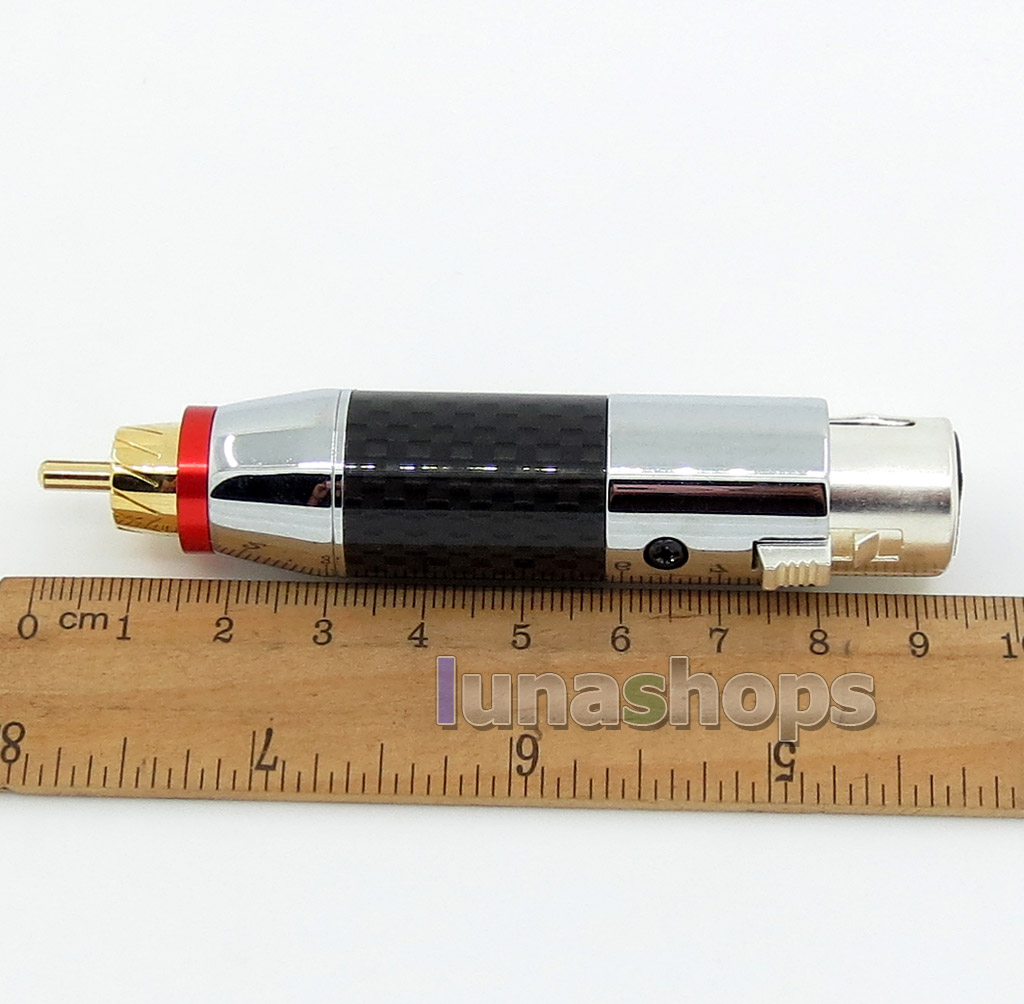 1 Pair Acrolink cf-601f XLR 3 Pin Female To RCA Male Audio HiFi Adapter Converter
