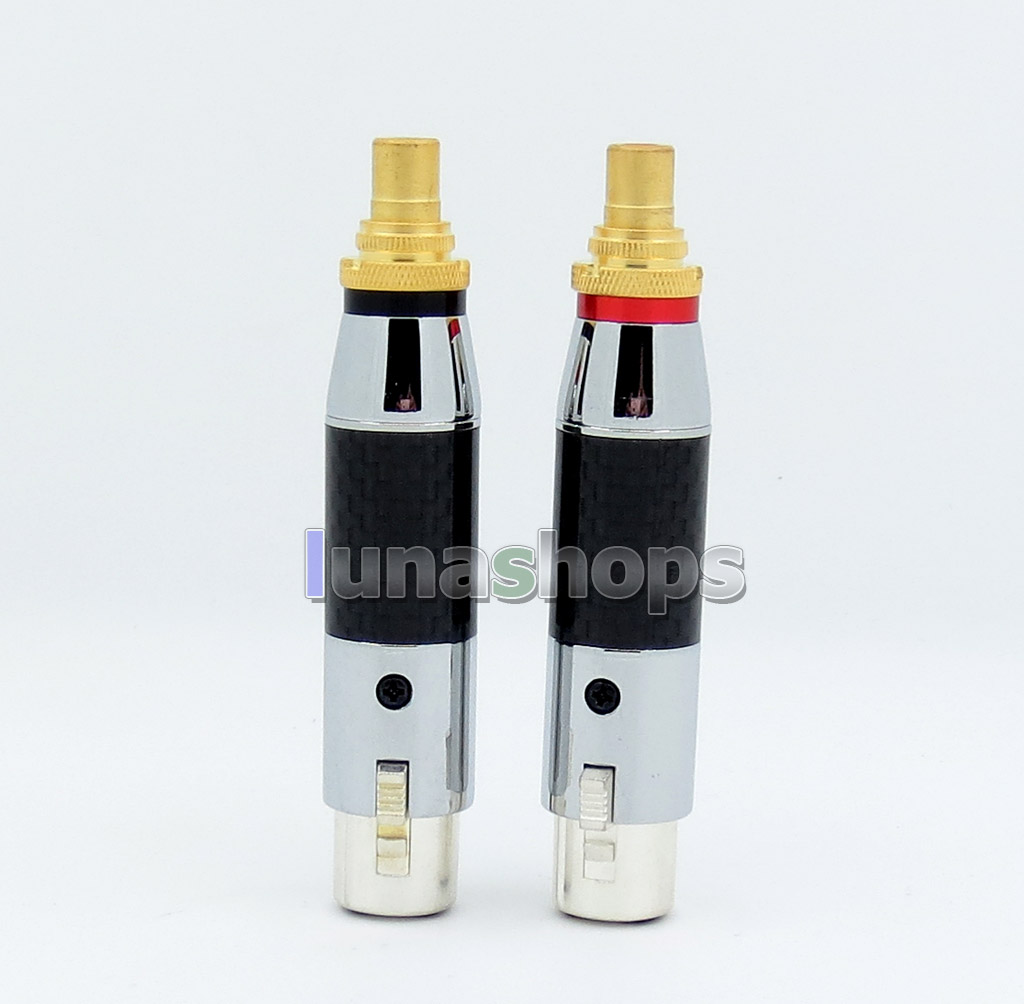 1 Pair Acrolink cf-601f XLR 3 Pin Female To RCA Female Audio HiFi Adapter Converter