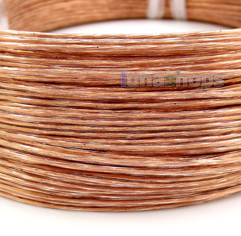100m Acrolink 16 cores Pure 7N OCC Signal  Wire Cable 0.3mm2 0.15mm*16 Dia:1.1mm For DIY Hifi 