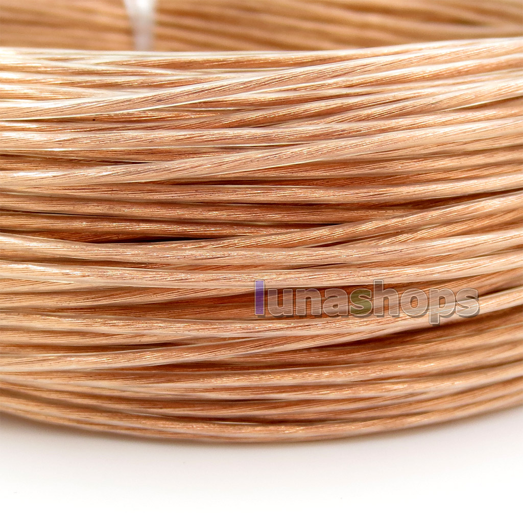 100m Acrolink 28 cores Pure 7N OCC Signal  Wire Cable 0.5mm2 0.15mm*28 Dia:1.5mm For DIY Hifi 