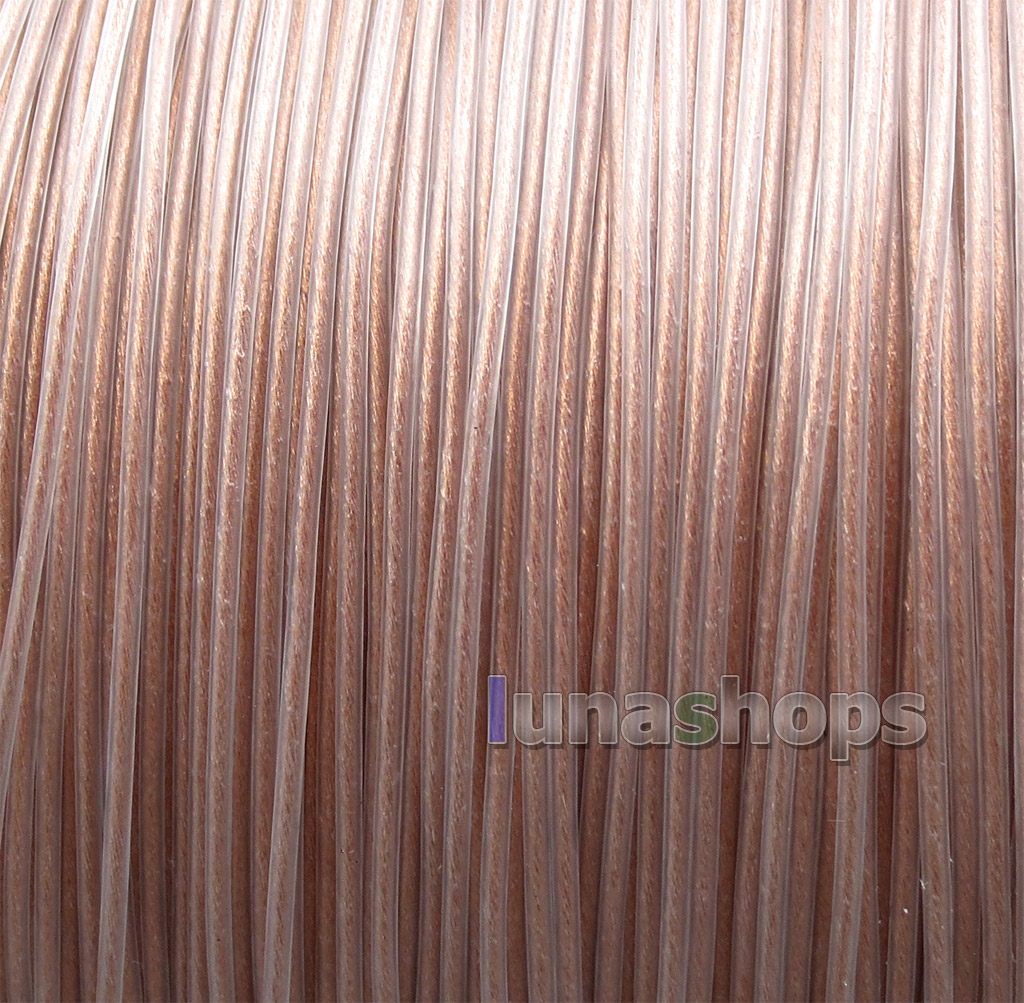13 cores litz wire 6N Pure OCC Clear PU Insulating Layer(Not Teflon)0.08*13/0.9mm Wire Diameter:0.9mm