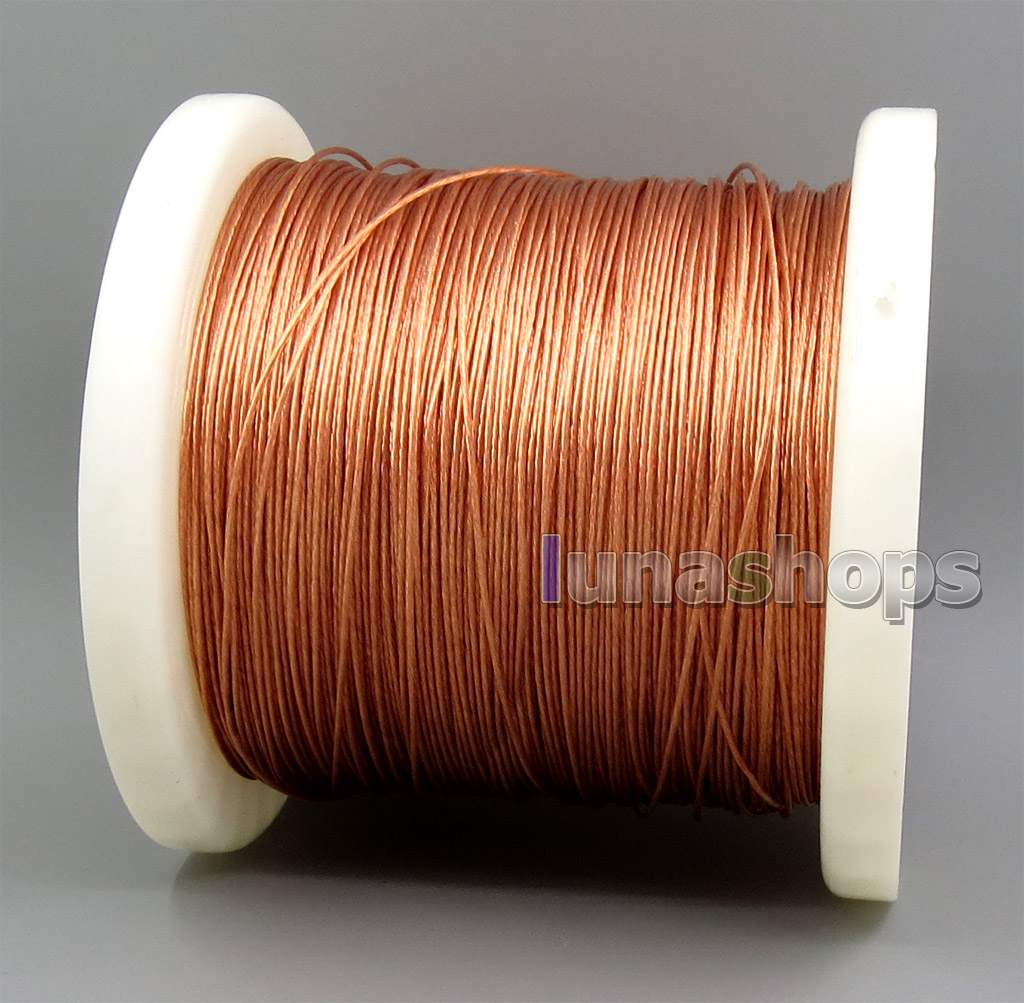 100m 10 cores litz wire 6N Pure OCC   Transparent PVC Insulating Layer 0.15*10/1.1mm Wire Diameter:1.1mm