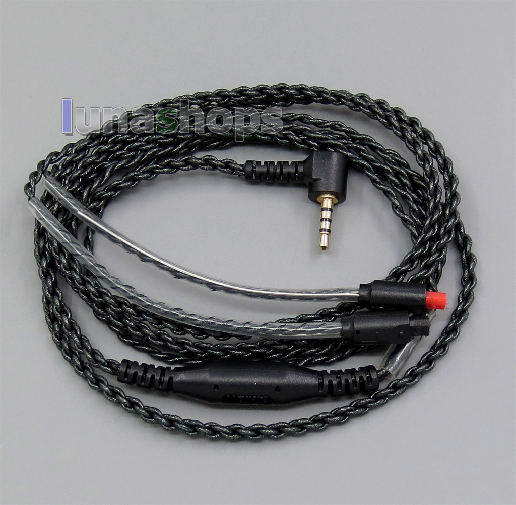 EachDIY 2.5mm TRRS Earphone Silver Plated OCC Foil PU Cable For Audio-Technica ATH-IM50 ATH-IM70 ATH-IM01 ATH-IM02 03 04