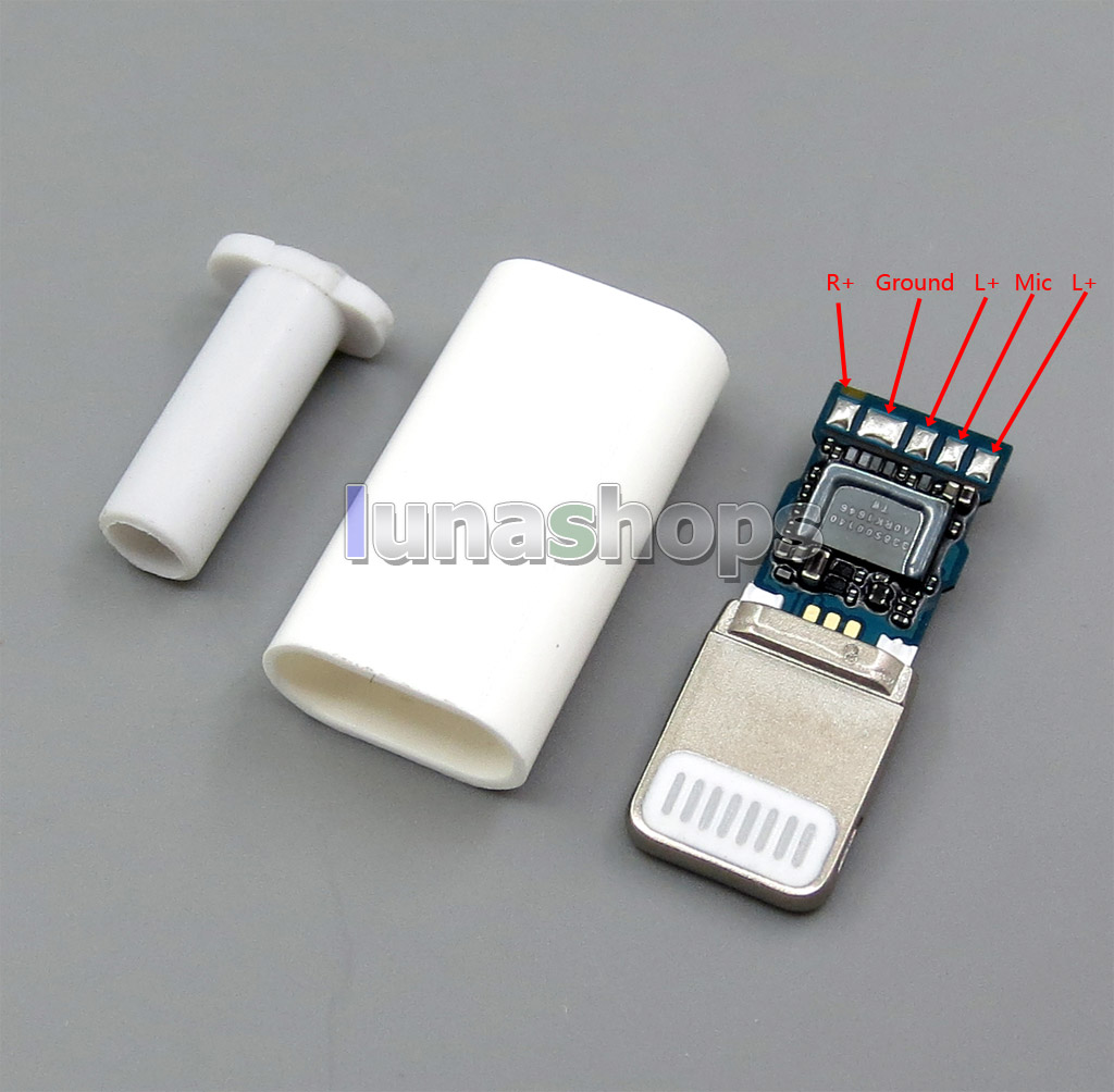 Original DIY Part Dock Adapter for Iphone 7 6s Plus Out LO Support Volume Remote Talk