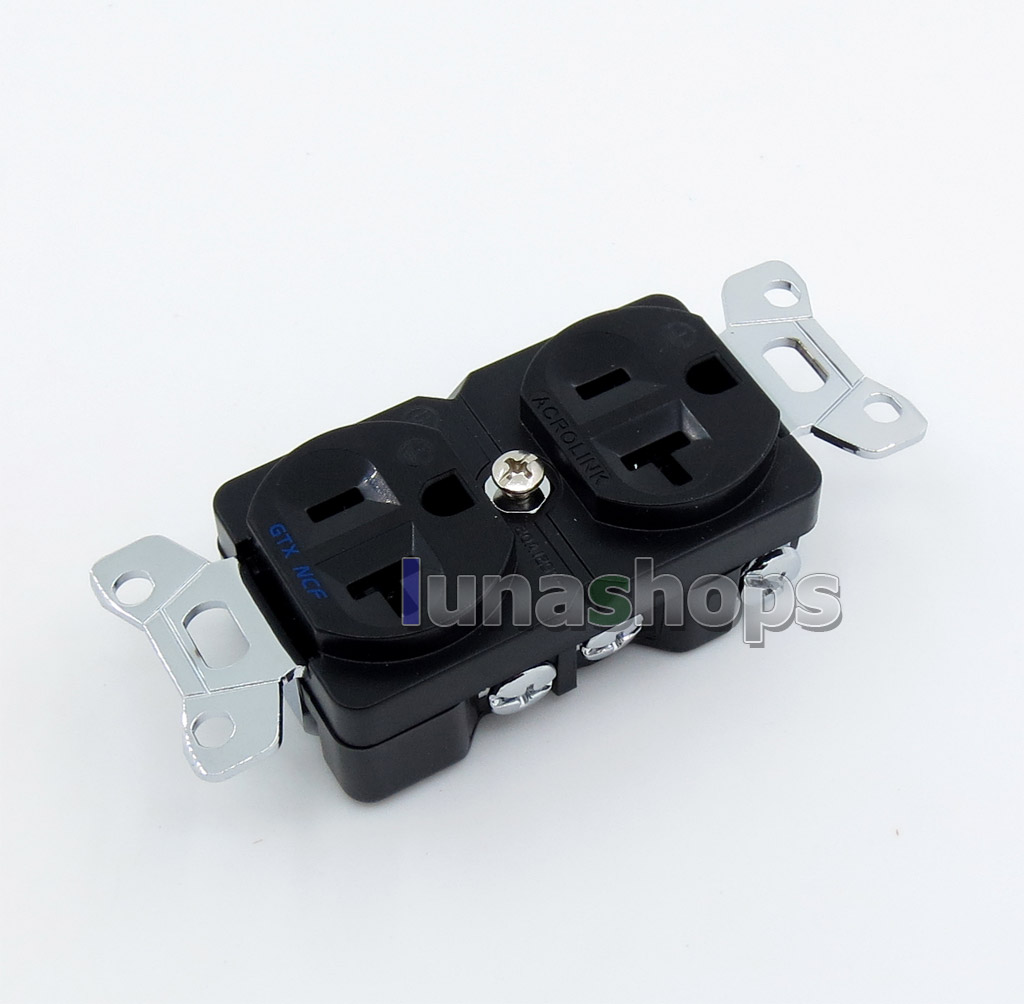Acrolink refrigeration Series GTX NCF Pure Transmission Hi-End-R Power Plug Adapter Socket Rhodium plated