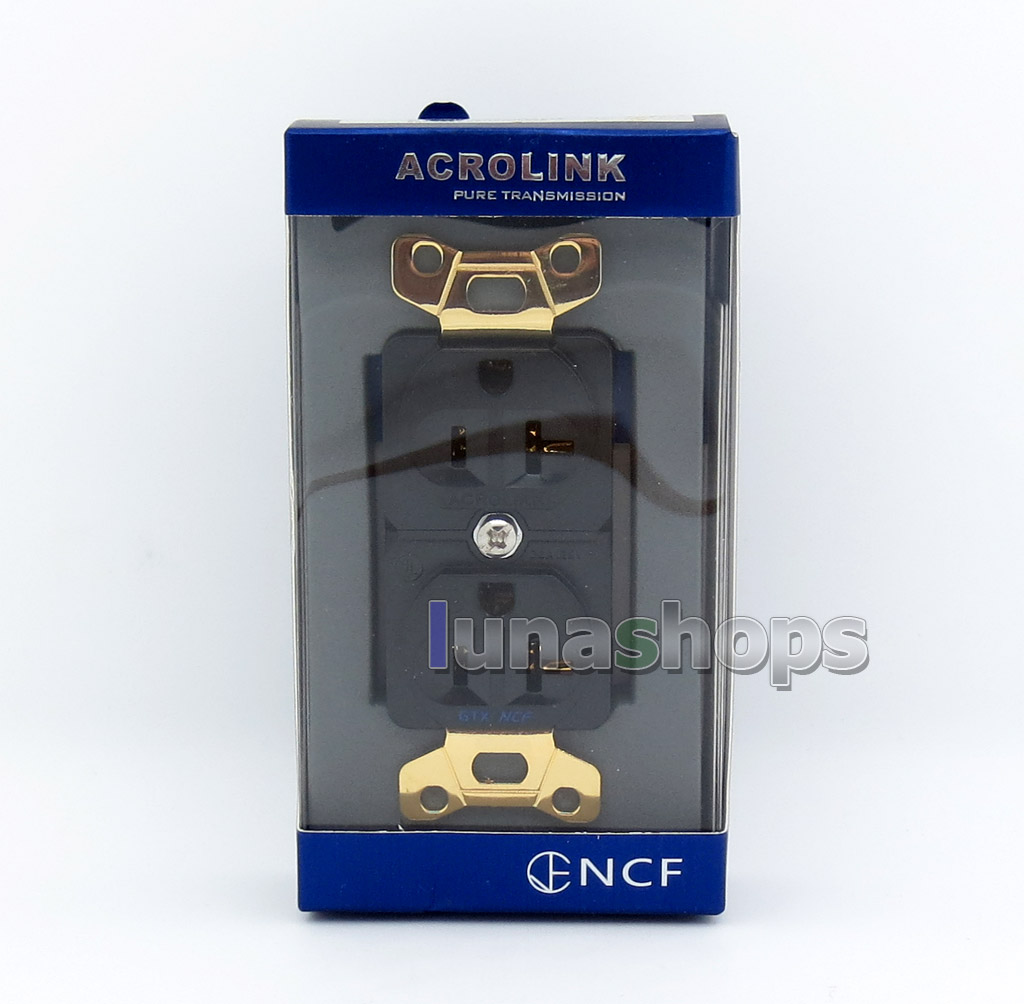 Acrolink refrigeration Series GTX NCF Pure Transmission Hi-End-G Power Plug Adapter Socket Gold plated