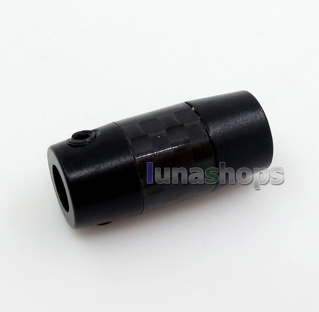 1pcs Full Metal Carbon Headphone Cable Audio Y Splitter Adapter For DIY Custom Cable Dia:3.2mm/5.2mm