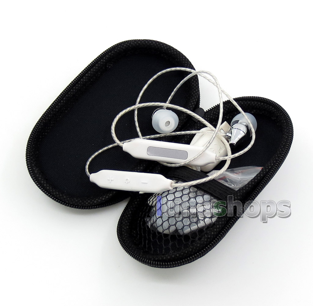 CSR8645 Chip APTX V4.1 Bluetooth Wireless Sport In-ear Stereo Silver Cable Earphone