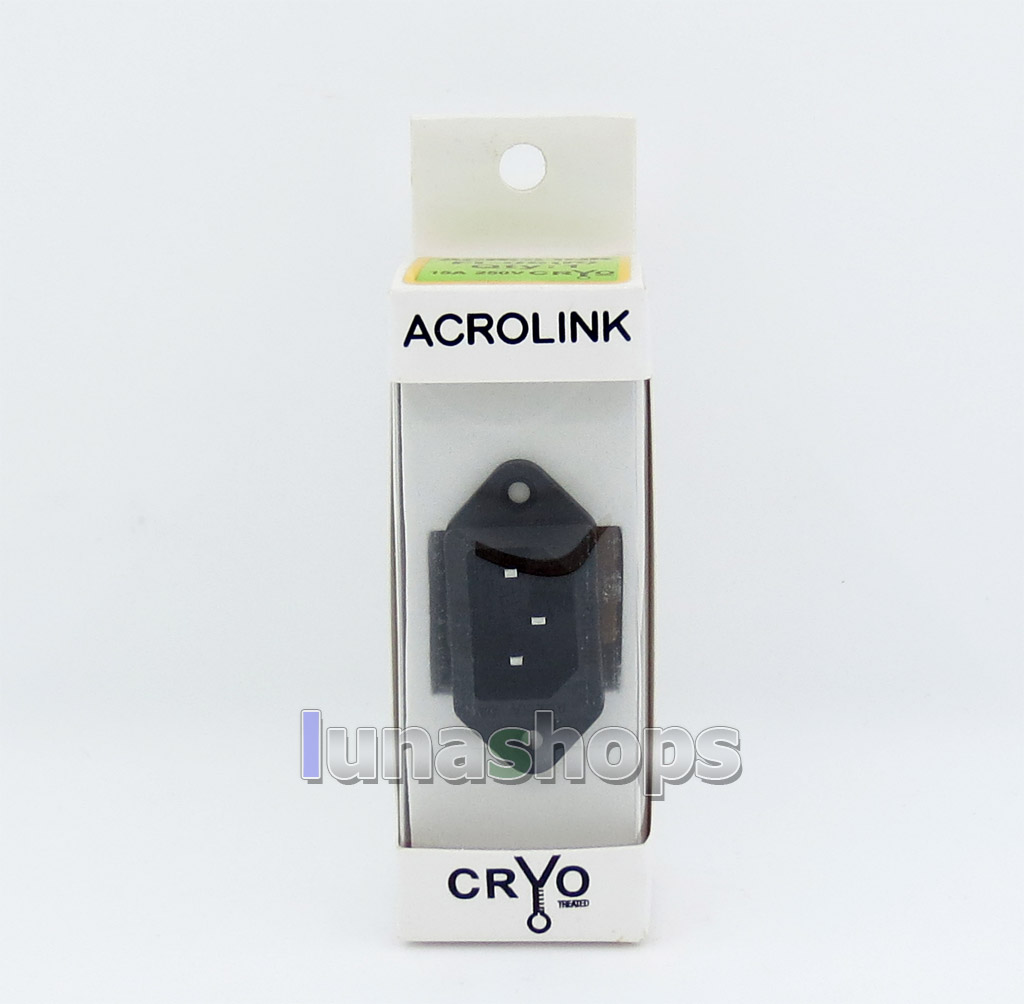 Acrolink FI-06(R) Rhodium Plated Power DIY Custom Female Adapter Plug