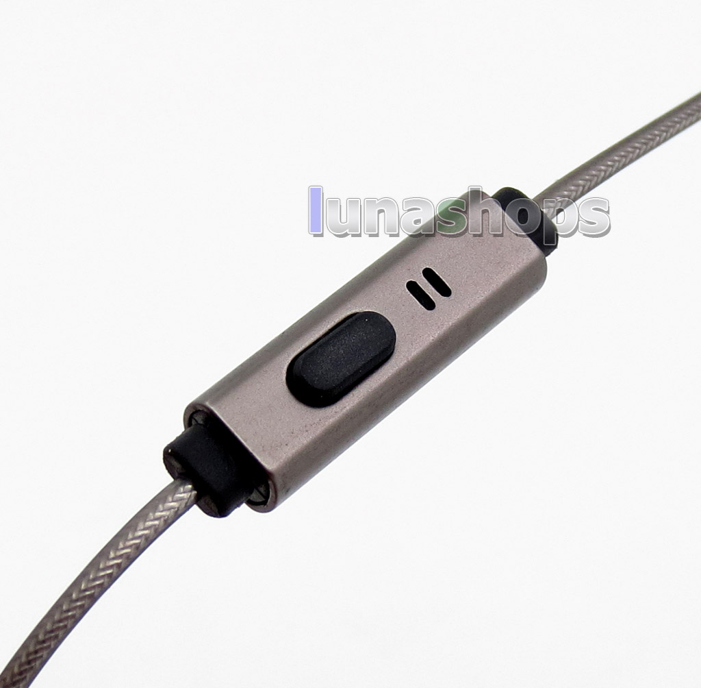 With Earphone Hook Aluminium Foil Mic Control TPE Cable For Shure SE215 SE315 SE425 SE535 SE846