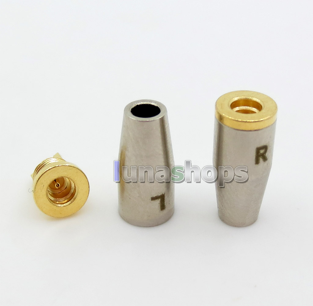 Female MMCX Port Socket Earphone Pins Plug with Shell For DIY Earphone Converter 