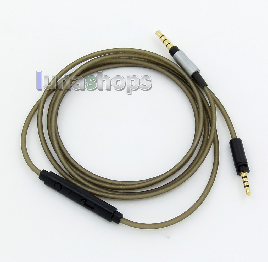 Cable Remote Mic for Sennheiser Momentum 1.0 2.0 Over-Ear On-Ear Headphones