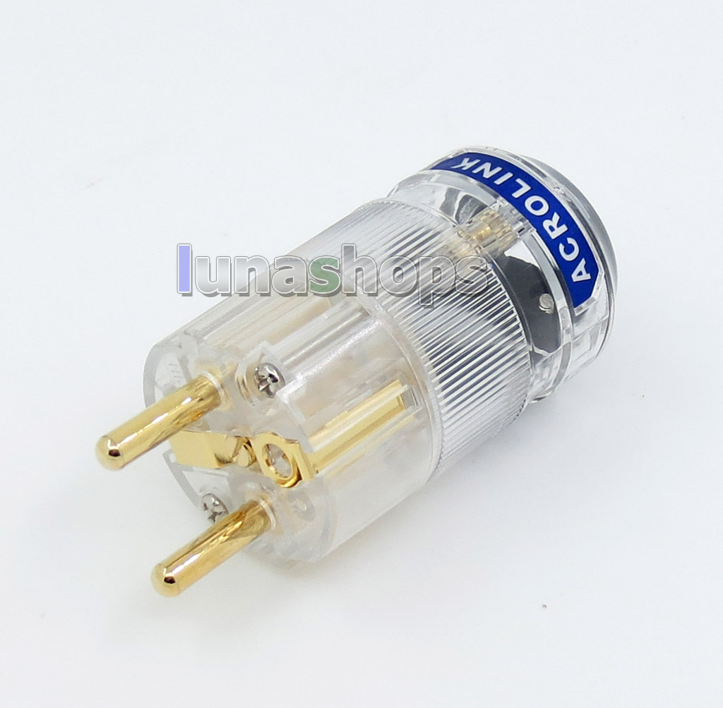 Acrolink fp-e25(G) Pure Transmission NCF Gold plated Power DIY Custom Male Adapter Plug