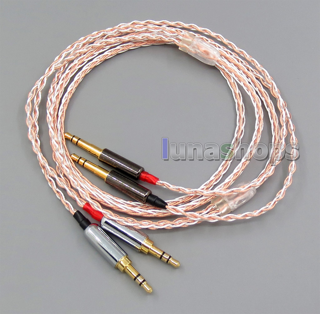 800 Wires Soft Silver + OCC Alloy Earphone Headphone Cable For sony PHA-3 Pandora hope VI