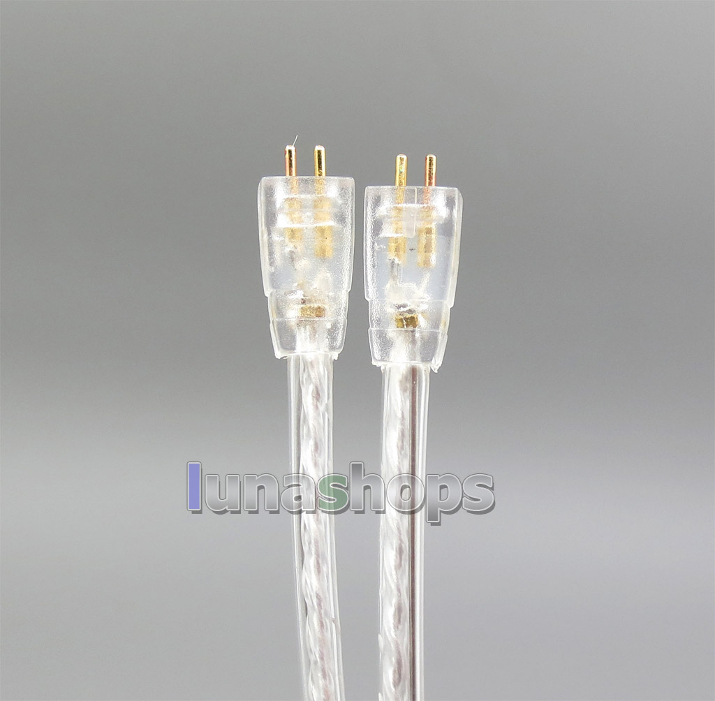 1.2m GY-Seiris 5N OCC Silver Plated PVC Cable For Ultimate Ears UE TF10 TripleFi 15vm M-Audio