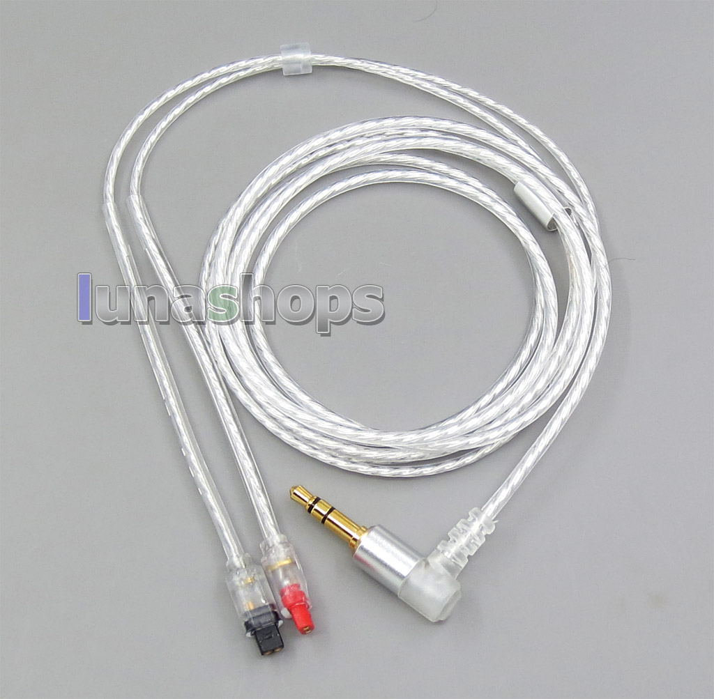 1.2m GY-Seiris 5N OCC Silver Plated PVC Cable For Audio-technica ATH-IM50 ATH-IM70 ATH-IM01 ATH-IM02 ATH-IM03 ATH-IM04