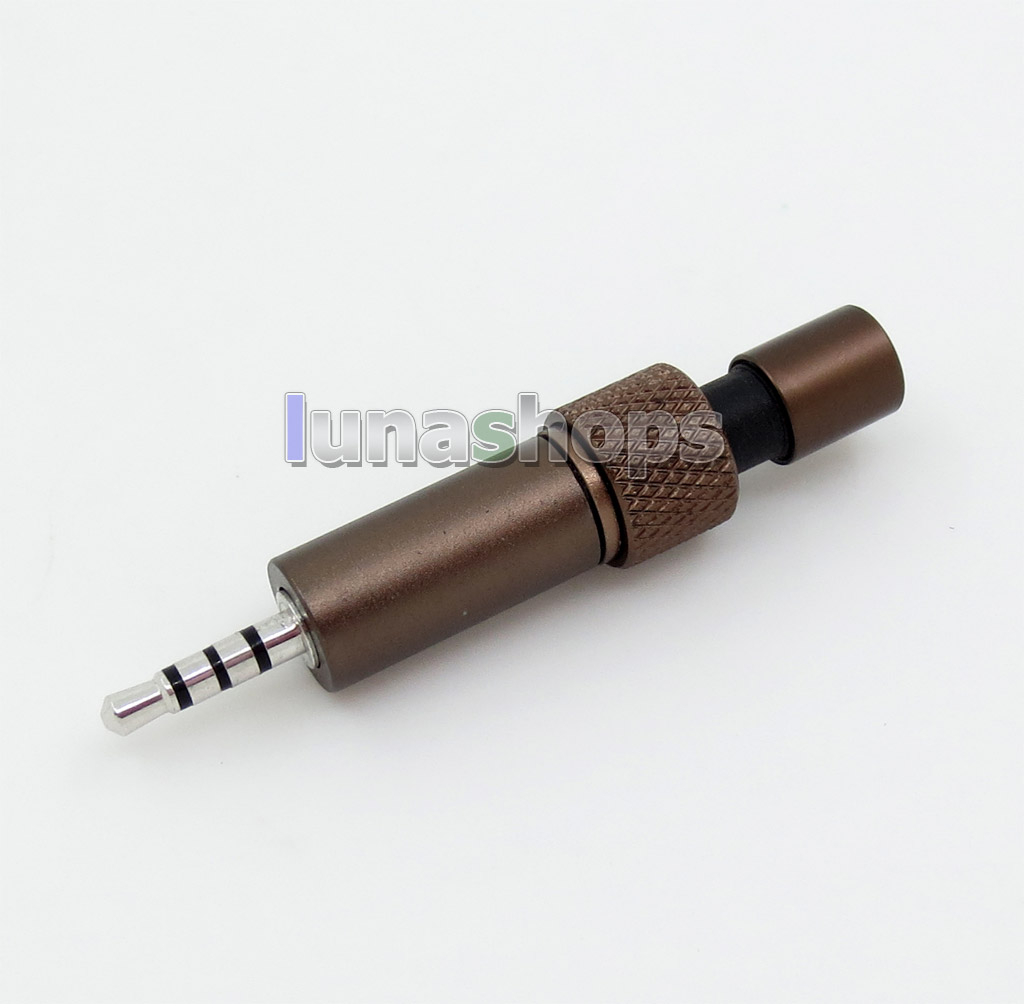 4.4mm 2.5mm Balanced 3.5mm Audio Plug 3 in 1 DIY Custom Hifi earhone cable Kits Adapter