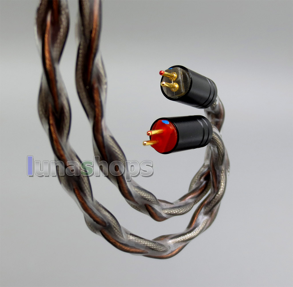 Silver Plated OCC 8 core 2.5mm 3.5mm 4.4mm Balanced MMCX Earphone Cable For 0.78mm Custom 5 8 10 BA W4r Um3x Armature CTZ