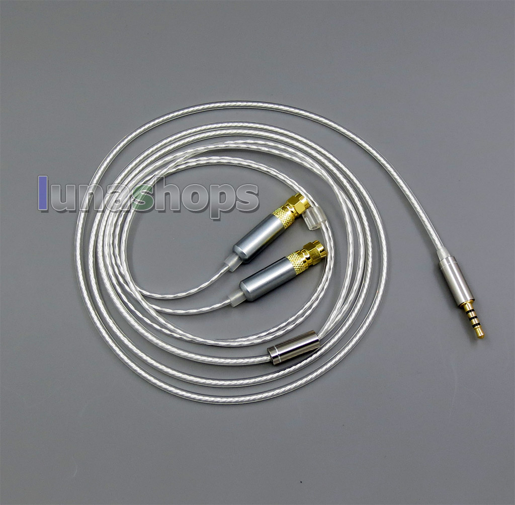 Soft Silver Plated Earphone Cable For HiFiMan HE400 HE5 HE6 HE300 HE560 HE4 HE500 HE600 Headphone