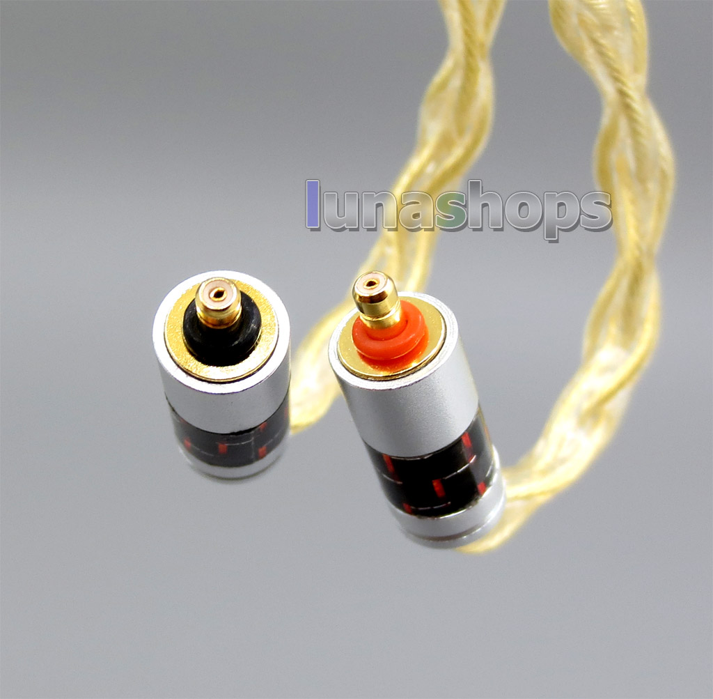Pure OCC Silver + Golden Plated Earphone Cable For UE Live UE6Pro Lighting SUPERBAX IPX