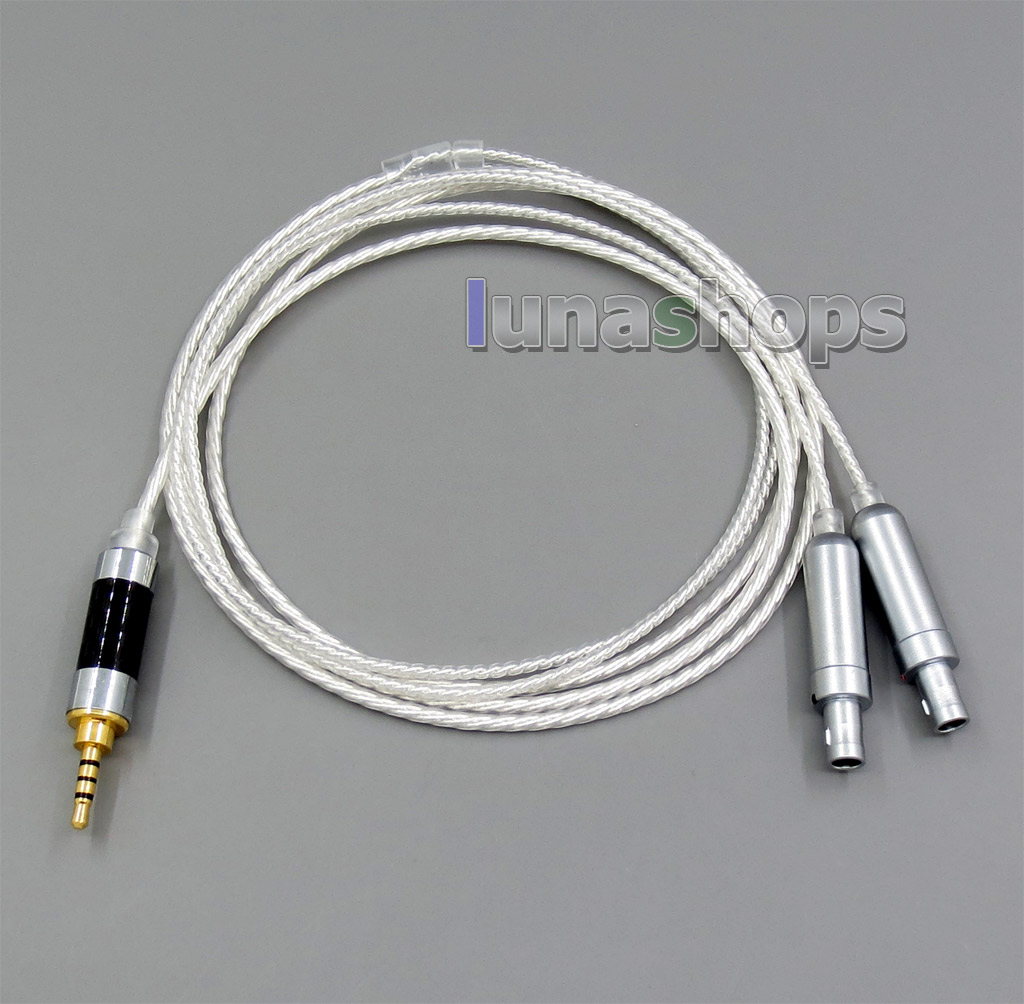 2.5mm Balanced OCC + Silver Plated Copper Cable For Sennheiser HD800 Headphone Headset