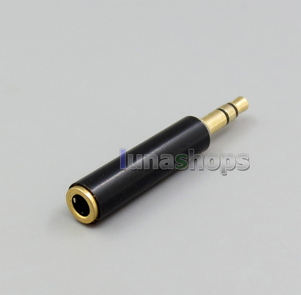 3.5mm 3 pole Male to 3.5mm 4 pole Female Adapter Converter Mic Function