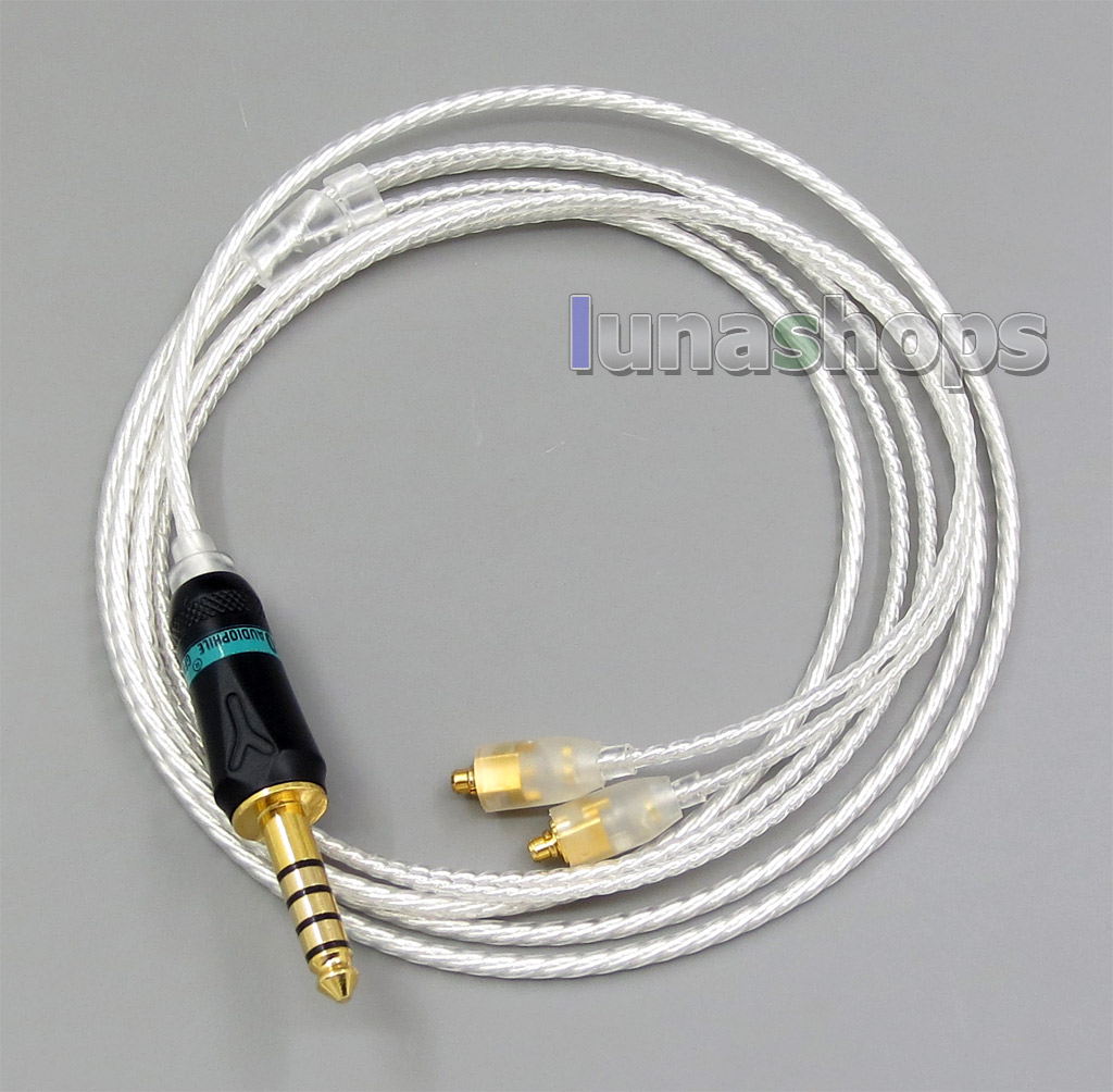 Silver Plated Cable For Shure Se425 se535 se846 ue900 earphone headset