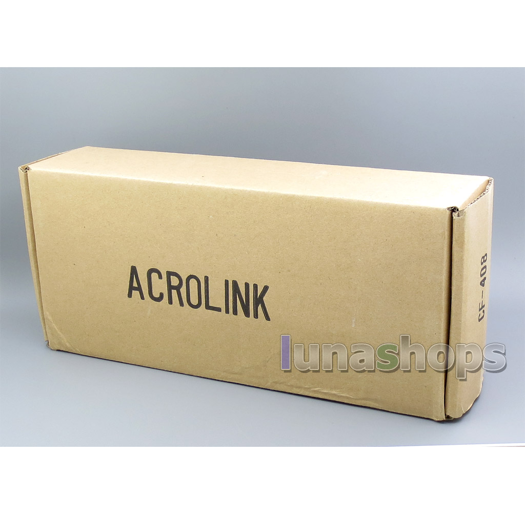 Acrolink CF-408 Carbon fiber panels 8 Ports Power Socket Strip Black 