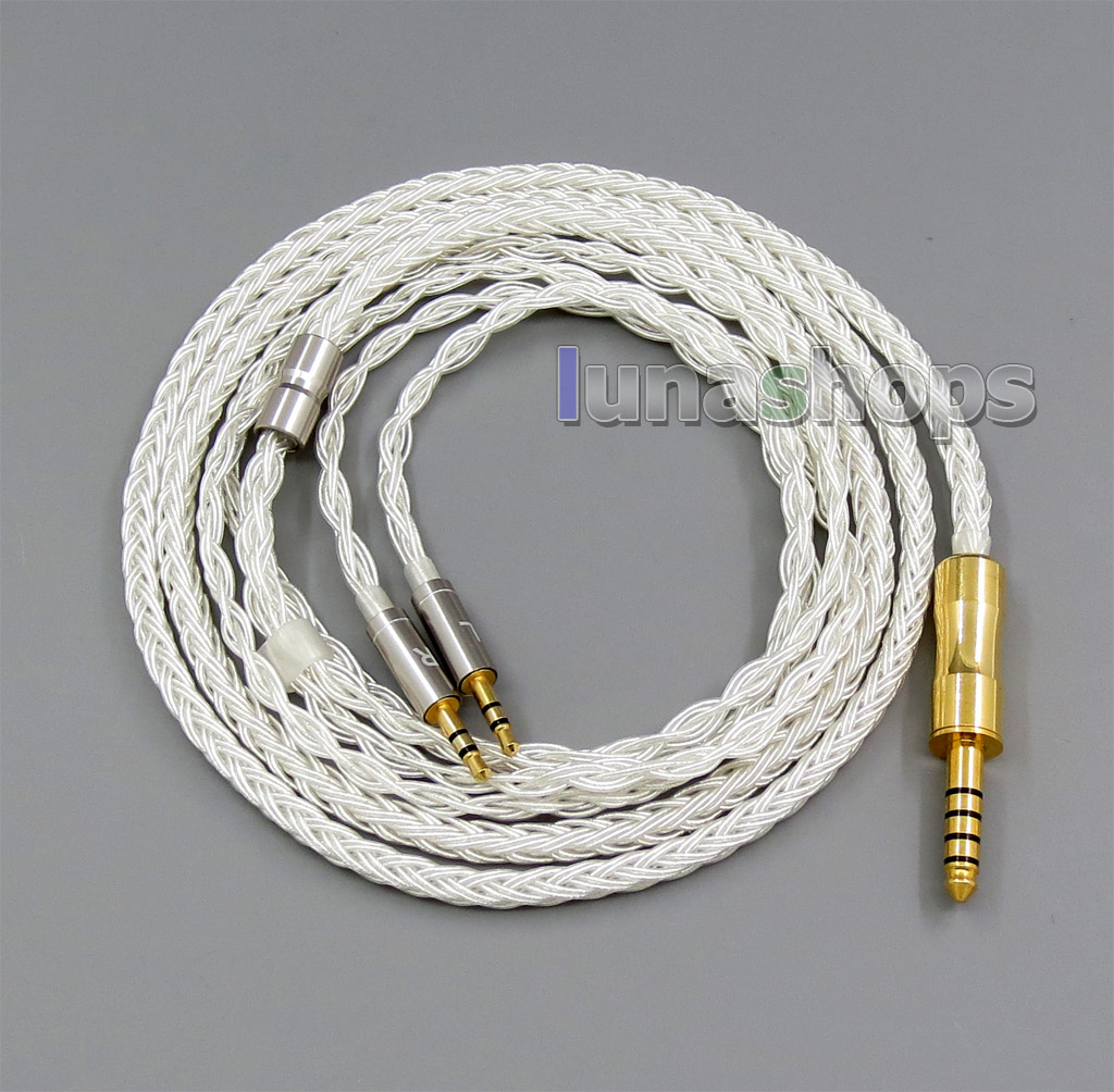 16 Cores Pure Silver Plated Cable for Hifiman HE400S HE-400I HE560 HE-350 HE1000 V2 Headphone XLR 2.5mm 4.4mm 3.5mm to 2.5mm