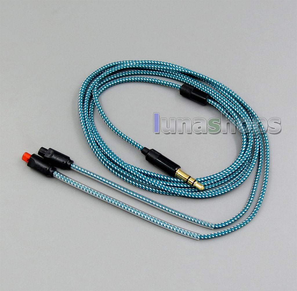 Weave Color 2.5mm Balanced 3.5mm Earphone Cable For Audio-Technica ATH-IM50 IM70 IM03 IM02 01