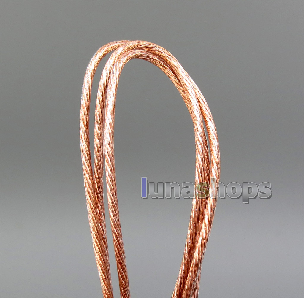Hi-Res 63*0.1mm Bulk Extremely Soft Hi-Res 99.99999% 7N Pure OCC Copper Earphone Headphone DIY Custom Cable(Not  )