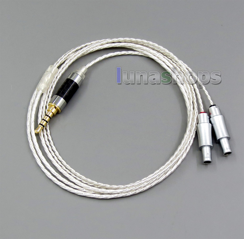 3.5mm Balanced TRRS Re-Zero Balanced  Silver Plated Copper Cable For Sennheiser HD800 Headphone Headset