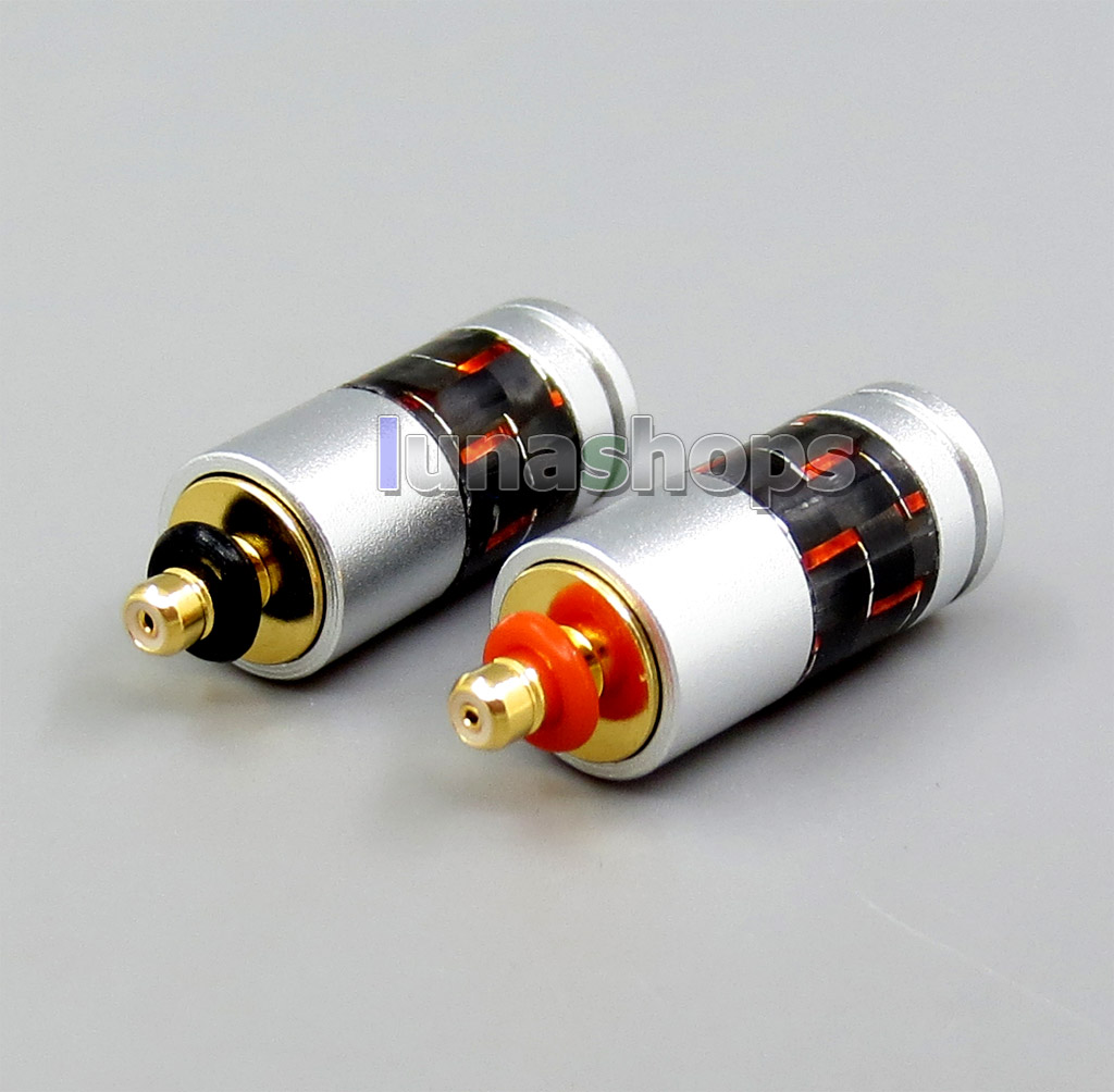 Carbon Shell DIY Custom Made Adapter Pins Plug For UE Live UE6Pro Lighting SUPERBAX IPX Earphone