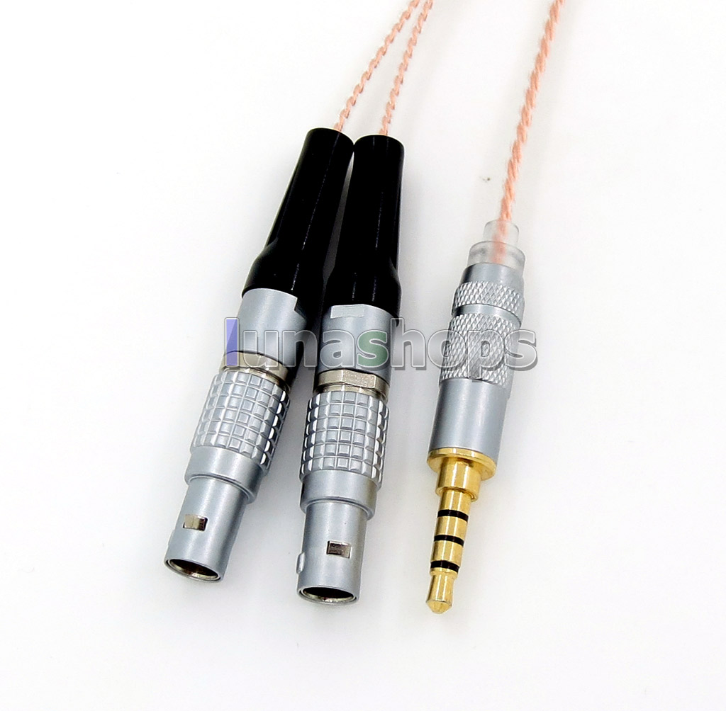 7N OCC Silver Plated Mixed Headphone Cable For Focal Utopia Fidelity Circumaural