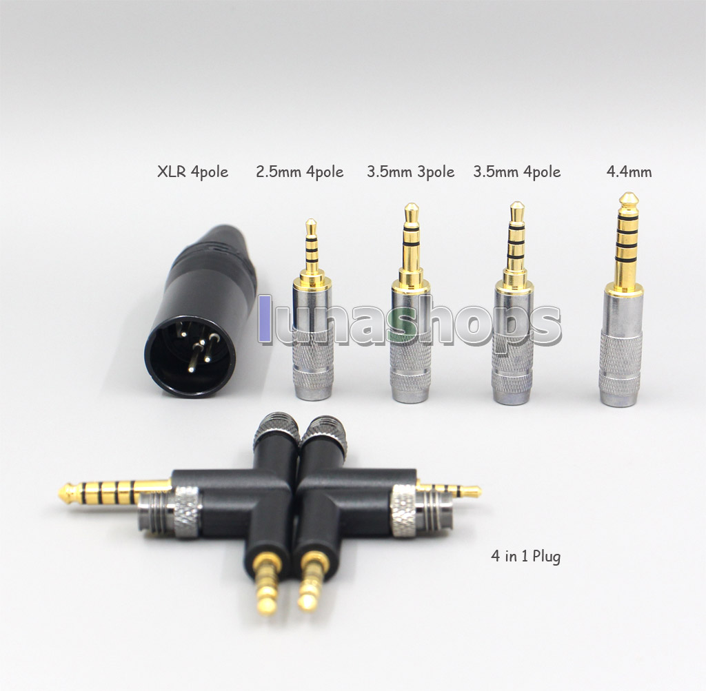 2.5mm 3.5mm XLR Balanced 16 Core 99% 7N  OCC Earphone Cable For Sennheiser IE400 IE500 Pro