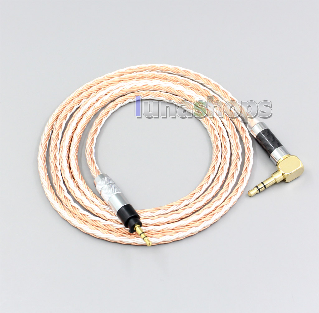 3.5mm 2.5mm 4.4mm XLR 16 Core Silver Plated OCC Mixed Earphone Cable For Sennheiser Urbanite XL On/Over Ear