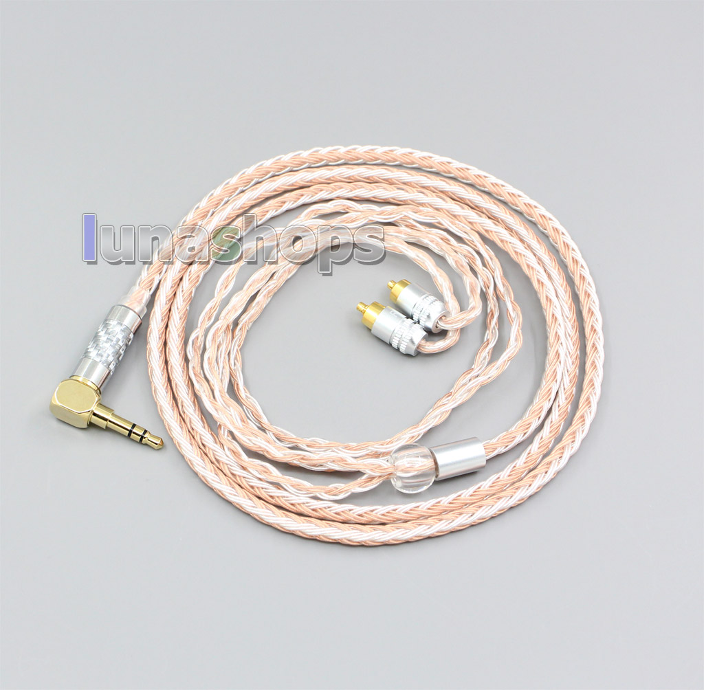 2.5mm 3.5mm XLR Balanced 16 Core OCC Silver Mixed Headphone Cable For Sony IER-M7 IER-M9 IER-Z1R