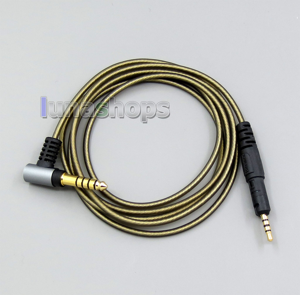 2.5mm 4.4mm Silver Plated Headphone Cable For Audio Technica ATH-M50x ATH-M40x