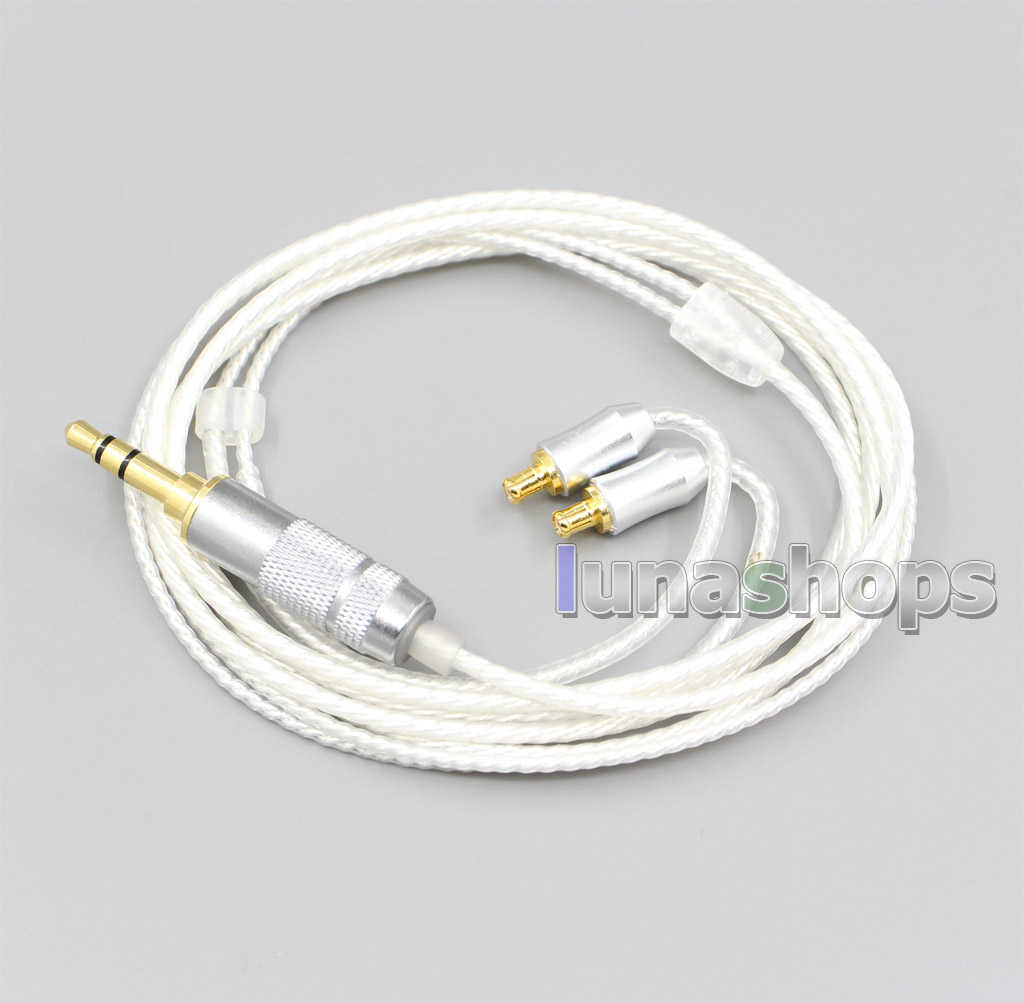Hi-Res Silver Plated 7N OCC Earphone Cable For Audio Technica ath-ls400 ls300 ls200 ls70 ls50 e40 e50 e70 312A