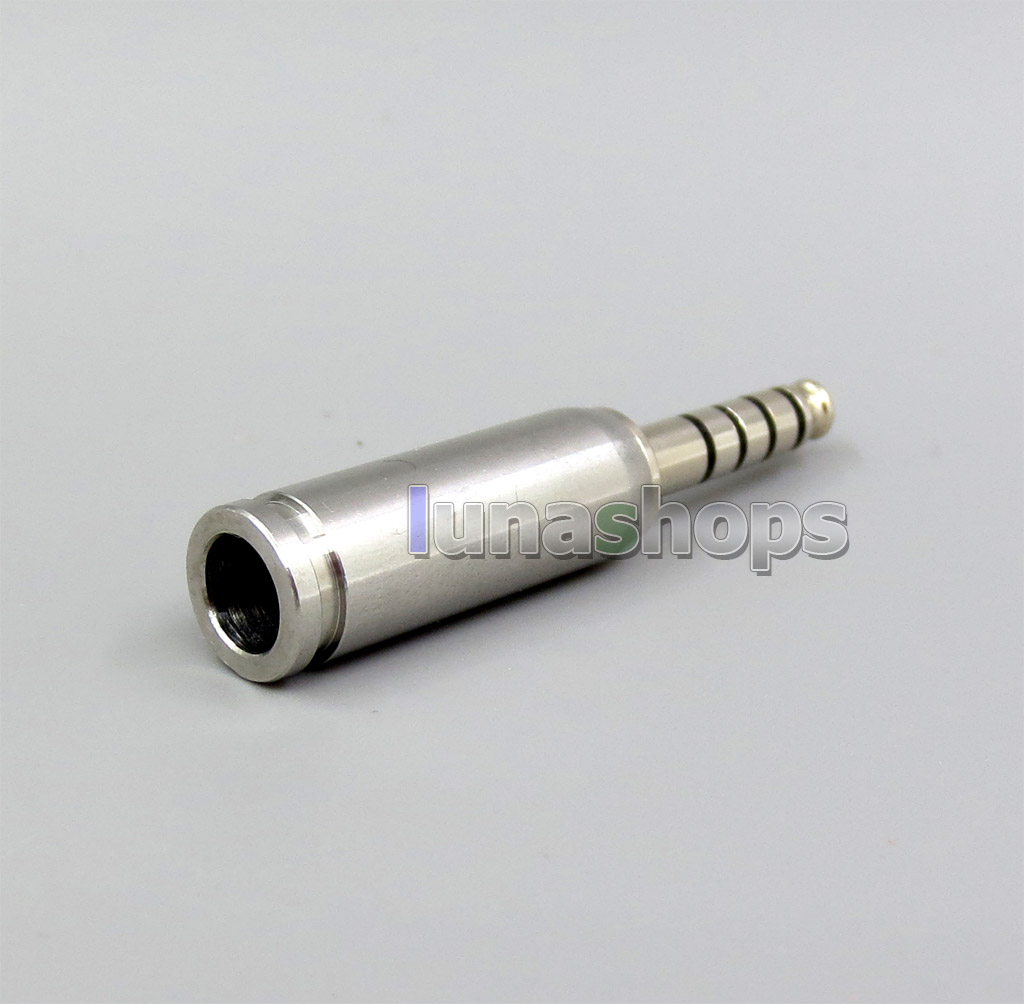 4.4mm Improved Version balanced Adapter Plug Stainless Steel Barrel 6.1mm Tailed Hole 