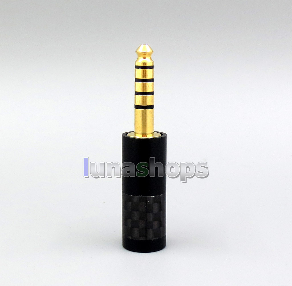 CYH-Series High Quality Black Carbon Barrel 4.4mm Balanced Male Custom DIY Adapter