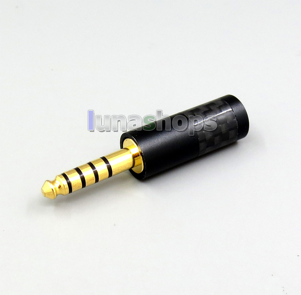 CYH-Series High Quality Black Carbon Barrel 4.4mm Balanced Male Custom DIY Adapter