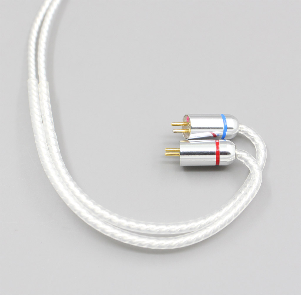Hi-Res Silver Plated 7N OCC Earphone Cable For 0.78mm 0.77mm BA Custom Westone W4r UM3X UM3RC JH13 Flat Step