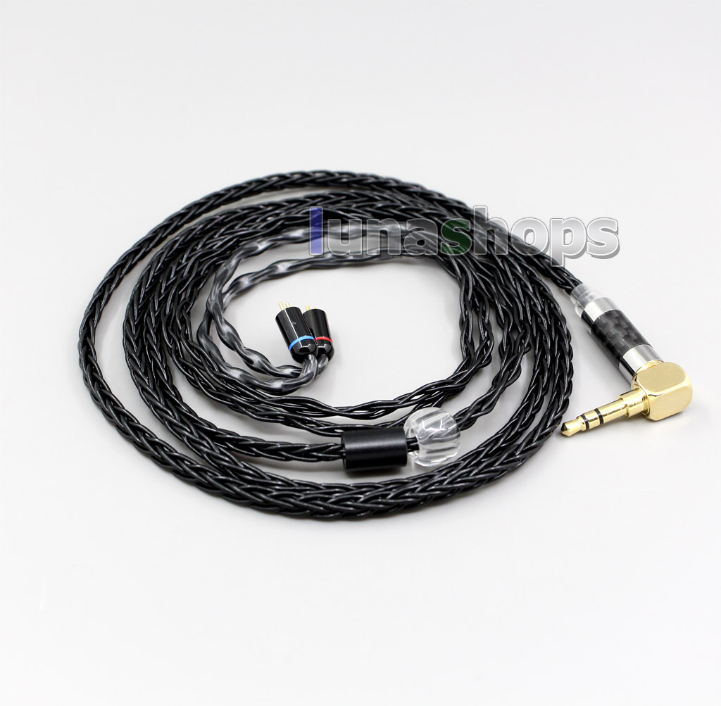 XLR Balanced 3.5mm 2.5mm 8 Cores Silver Plated Headphone Cable For Flat Step JH Audio JH16 Pro JH11 Pro 5 6 7 BA Custom