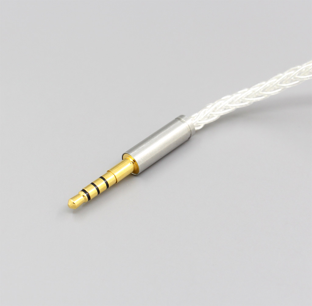 99.99% Pure Silver XLR 3.5mm 2.5mm 4.4mm Earphone Cable For Denon AH-mm400 AH-mm300 AH-mm200