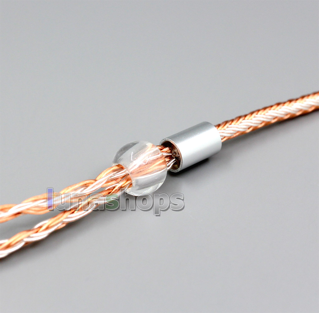 3.5mm 2.5mm 4.4mm XLR Balanced 16 Cores OCC Silver Plated Cable For Onkyo A800 Headphone Earphone