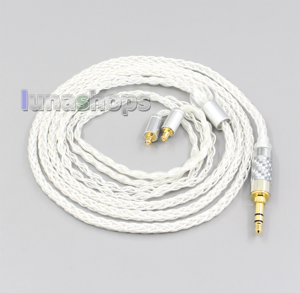 8 Core Silver Plated OCC Earphone Cable For Audio Technica ath-ls400 ls300 ls200 ls70 ls50 e40 e50 e70 312A
