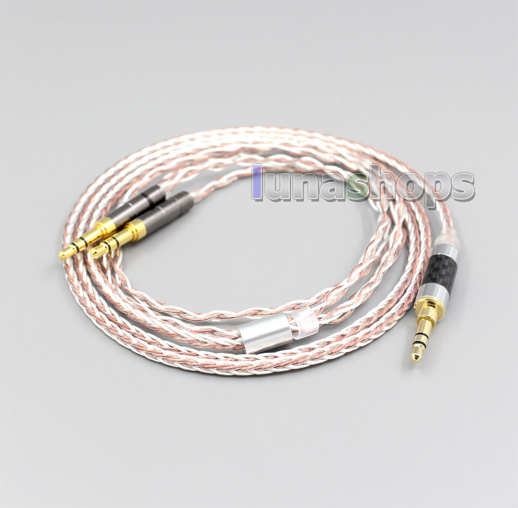 800 Wires Soft Silver + OCC Alloy Earphone Headphone Cable For Final Audio Design Pandora Hope vi Denon AH-D600 D7100 Velodyne vTrue