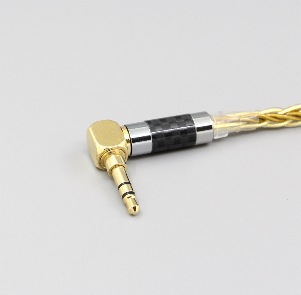 OCC Silver Gold Plated Headphone Cable For Final Audio AK T1P Denon AH-D600 D7100 Hifiman Sundara Ananda HE1000se HE6se he400