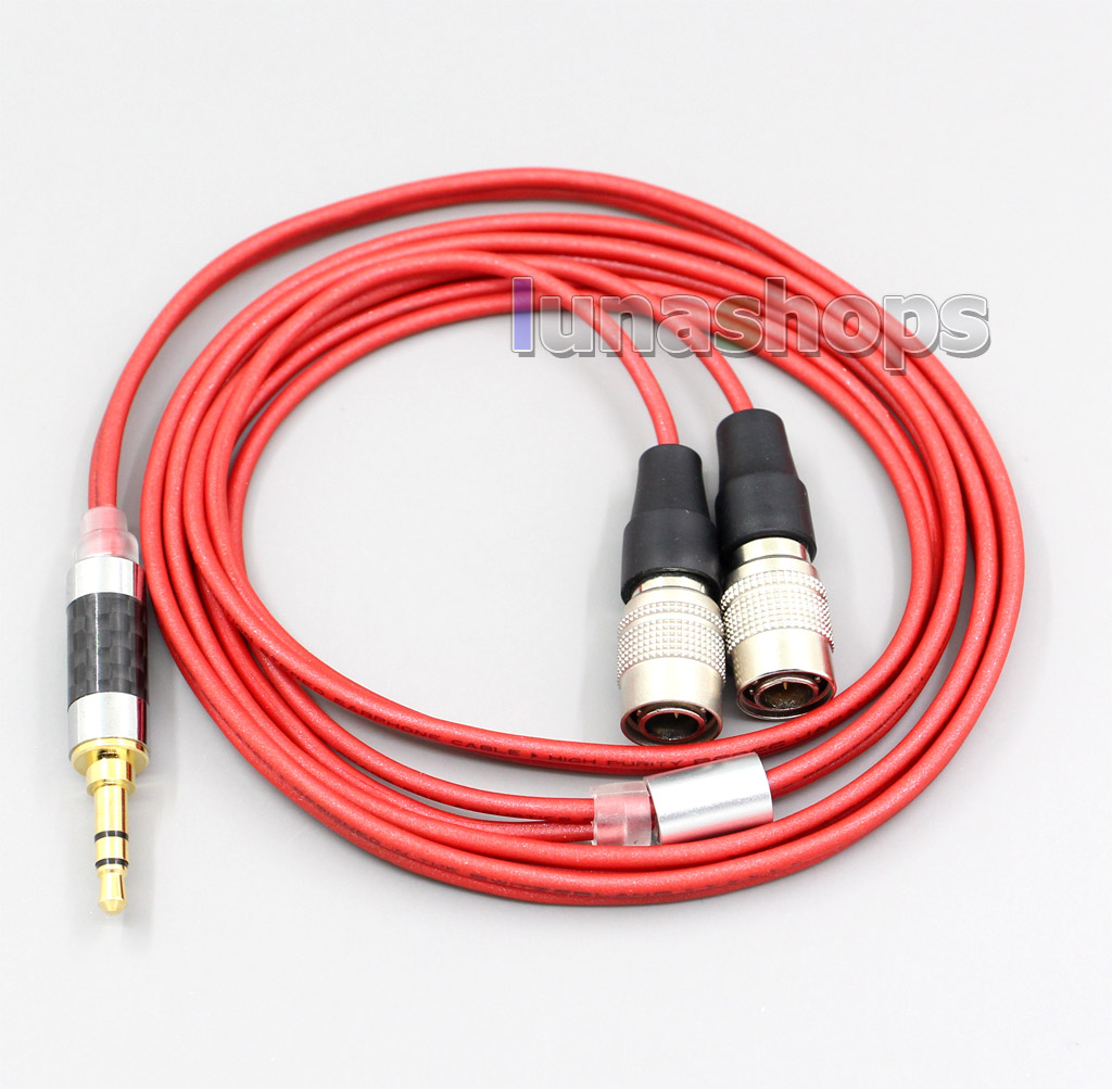 4.4mm XLR 2.5mm 3.5mm 99% Pure PCOCC Earphone Cable For Mr Speakers Alpha Dog Ether C Flow Mad Dog AEON